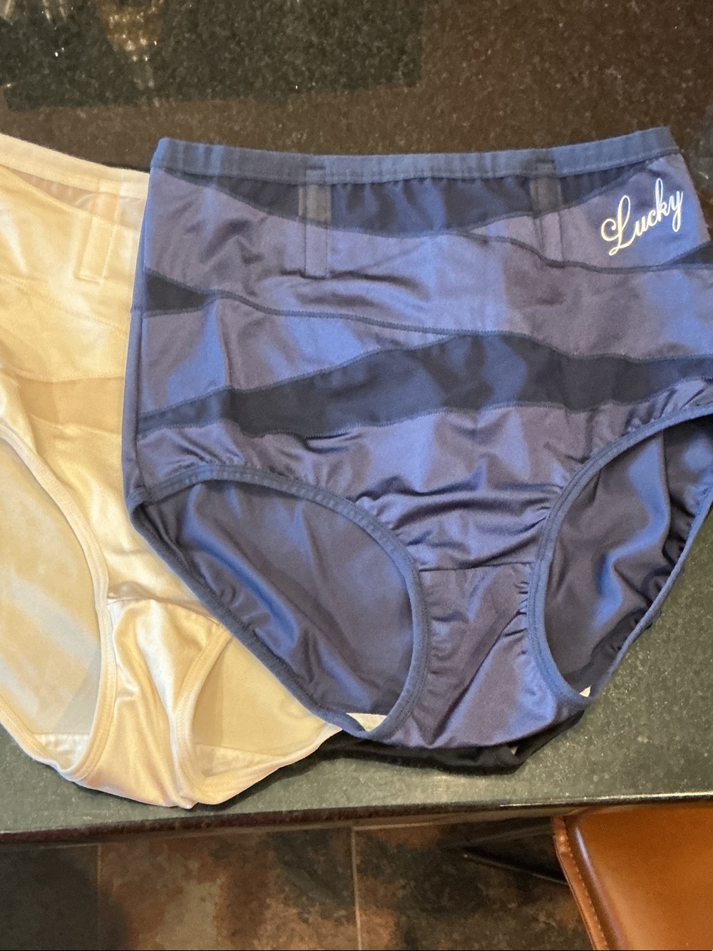 Lucky Brand Women High-Waist Briefs -  1 pr Navy &  1 pr Cream, 2 pr Black= 4